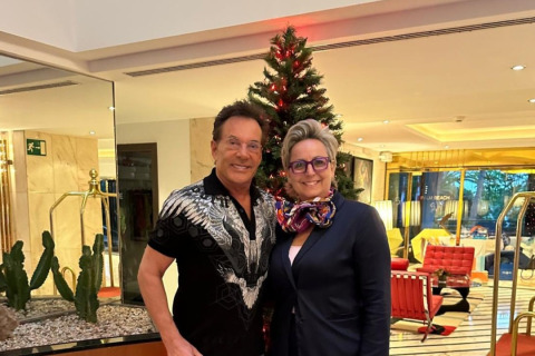 Gerard Holing en Seaside Palm Beach