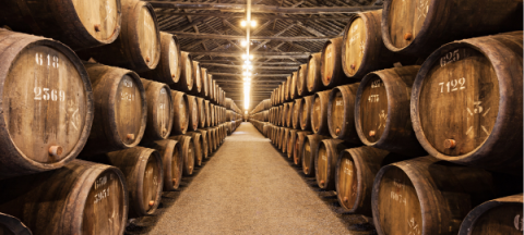 Barriles de vino