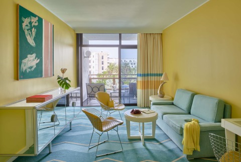 Junior Suites at the Seaside Palm Beach feature extra space and facilities